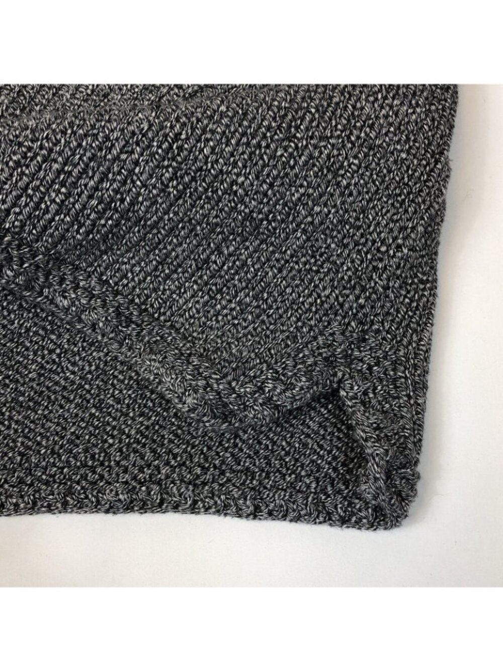 QUAKER MARINE SUPPLY Mens Fishermans Rollneck Gray Cotton Sweater Size XL - Picture 3 of 8